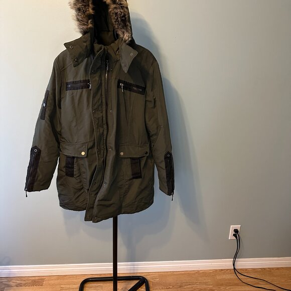 Cleo Ladies Petite Hooded Parka - Picture 4 of 9